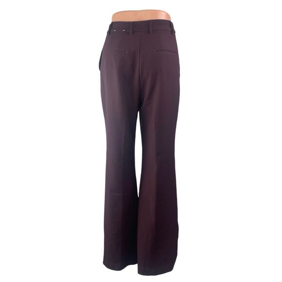 Express Women's Purple High Waisted Bootcut Flared Trousers Dress Pants Size 4R - Picture 2 of 6